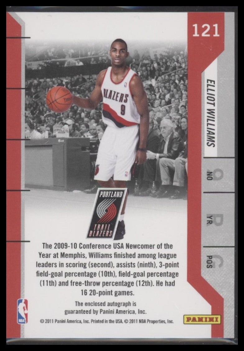 Elliot Williams 2010-11 Playoff Contenders Patches #121