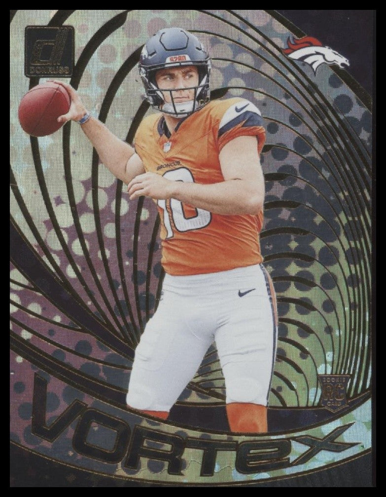 Bo Nix 2024 Donruss #VOR-BNI Vortex