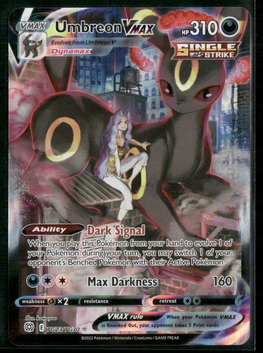 SWSH09: Brilliant Stars Trainer Gallery #TG23/TG30 Umbreon VMAX