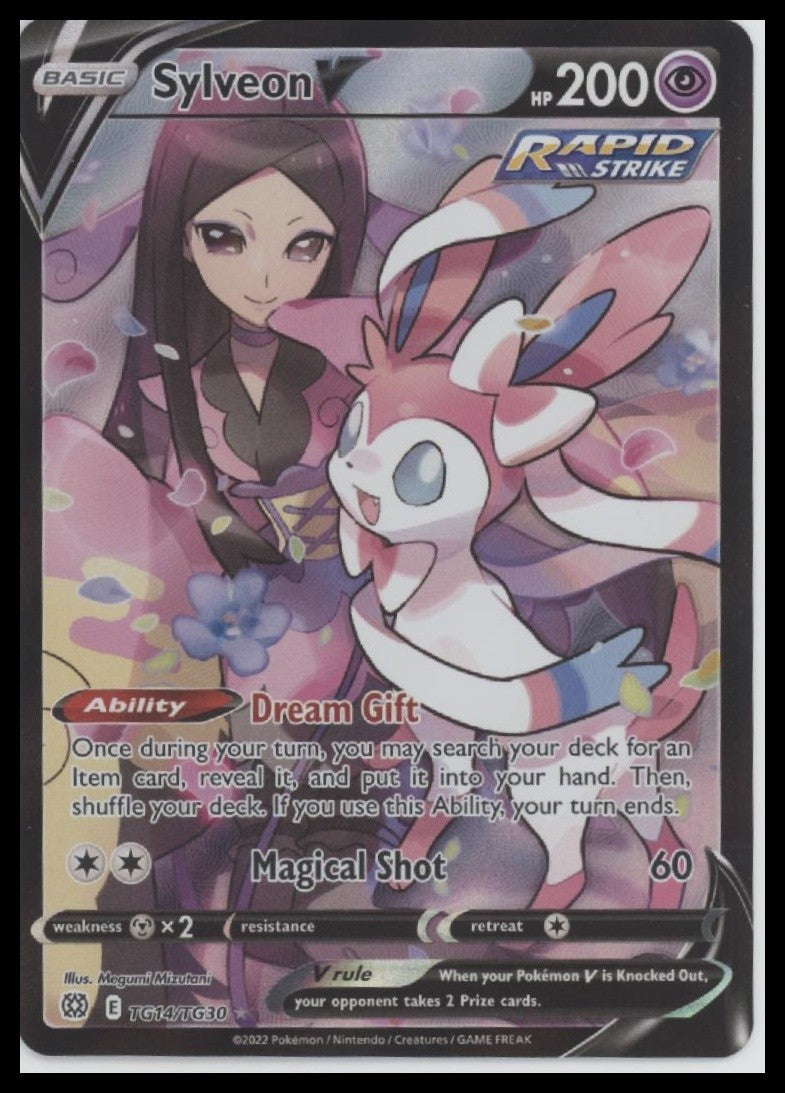 Sylveon V SWSH09: Brilliant Stars Trainer Gallery #TG14/TG30