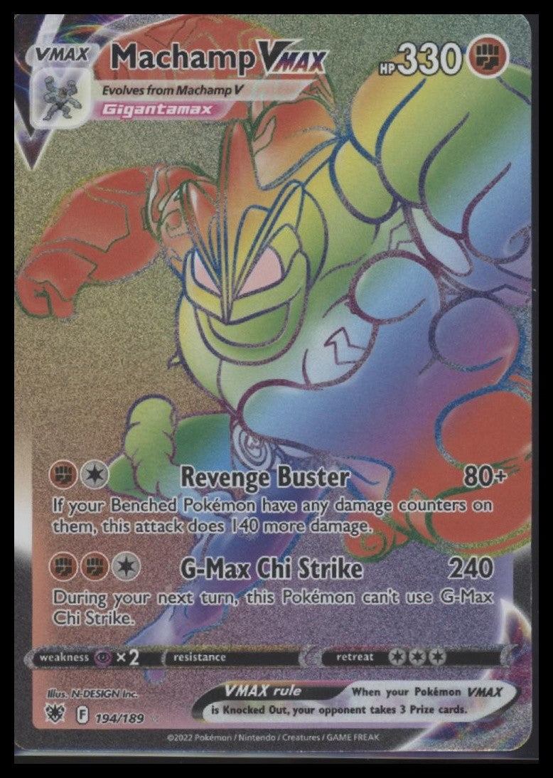 Machamp VMAX (Secret) SWSH10: Astral Radiance #194/189