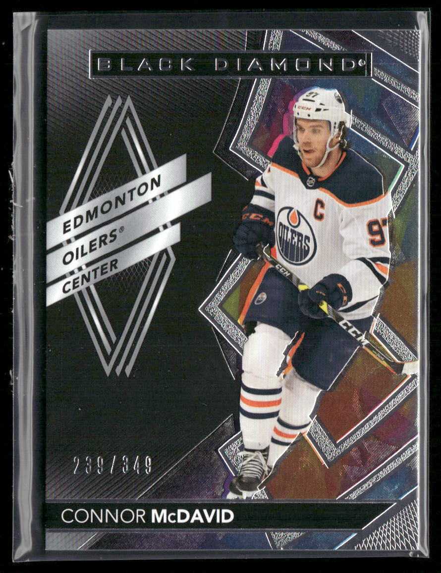 2020-21 Upper Deck Black Diamond #BDB-MC Connor McDavid #/349
