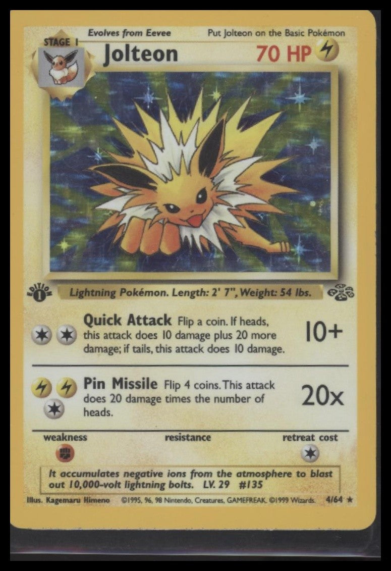 Jolteon (4) Jungle #04/64 - 1st Edition