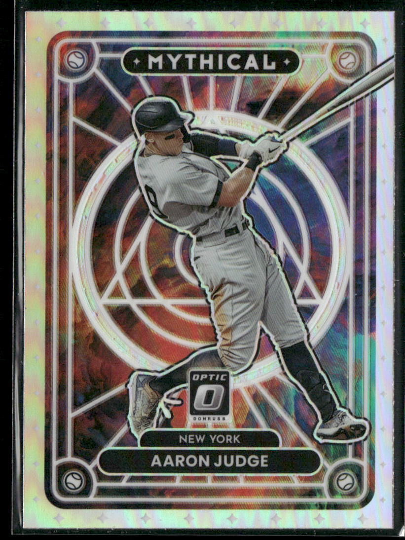 2022 Donruss Optic #MTH-15 Aaron Judge Mythical Holo Prizm