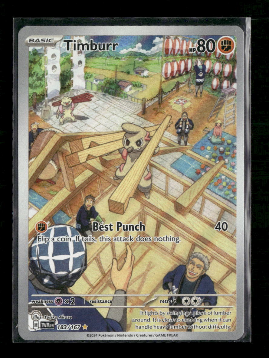 SV06: Twilight Masquerade Timburr #183/167 – Orb Sports Cards & Collectibles