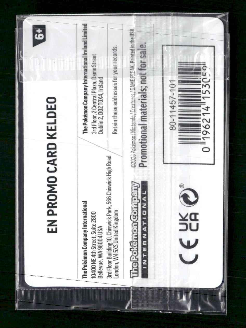 Miscellaneous Cards & Products Keldeo #019/086