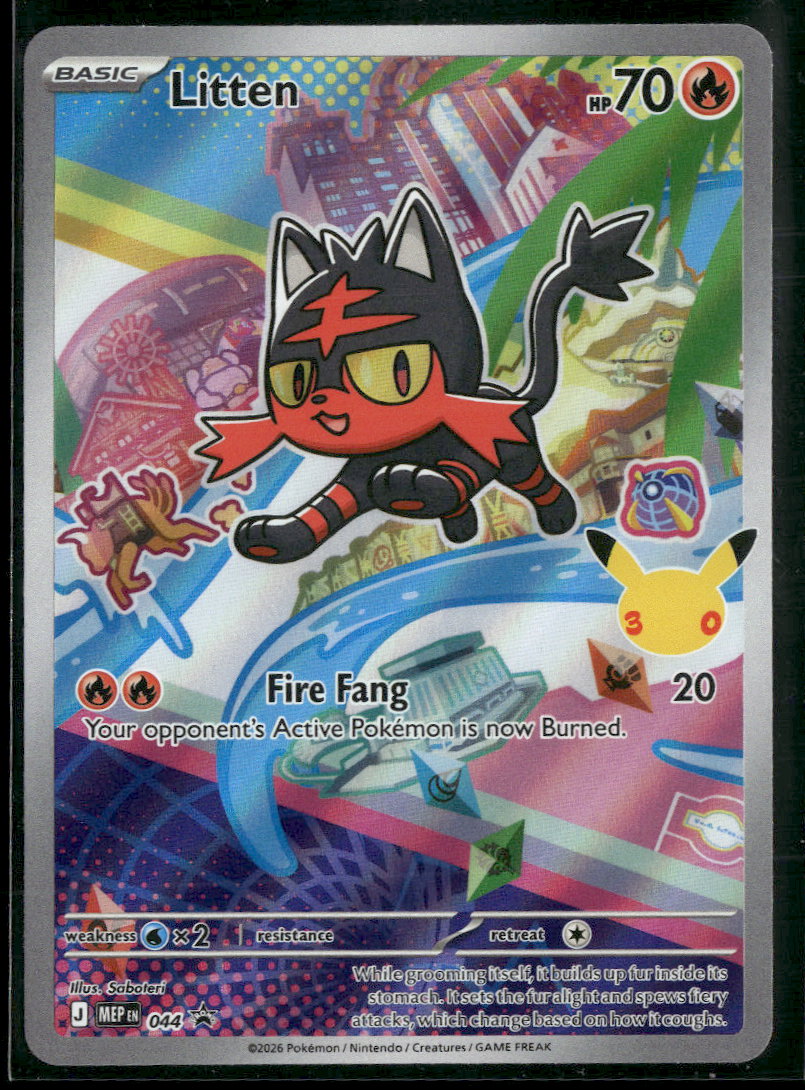 litten shiny pokemon card 2017 Holo SM08 Promo Common Retreat cost Litten #167 Prices | Pokemon
