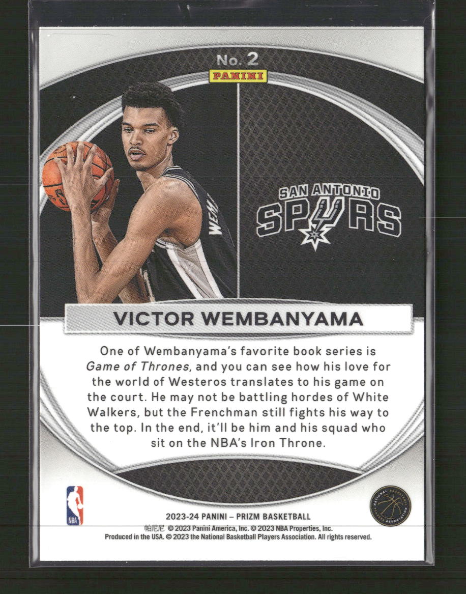 2023-24 Panini Prizm Global Reach Victor Wembanyama #2