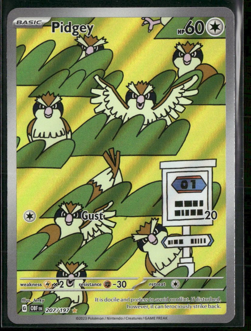 SV03: Obsidian Flames Pidgey #207/197 – Orb Sports Cards & Collectibles