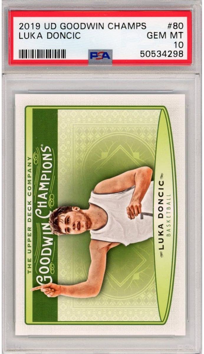 Graded 2019 Upper Deck UD Goodwin Champions Luka Doncic #80 Rookie RC – Orb  Sports Cards & Collectibles