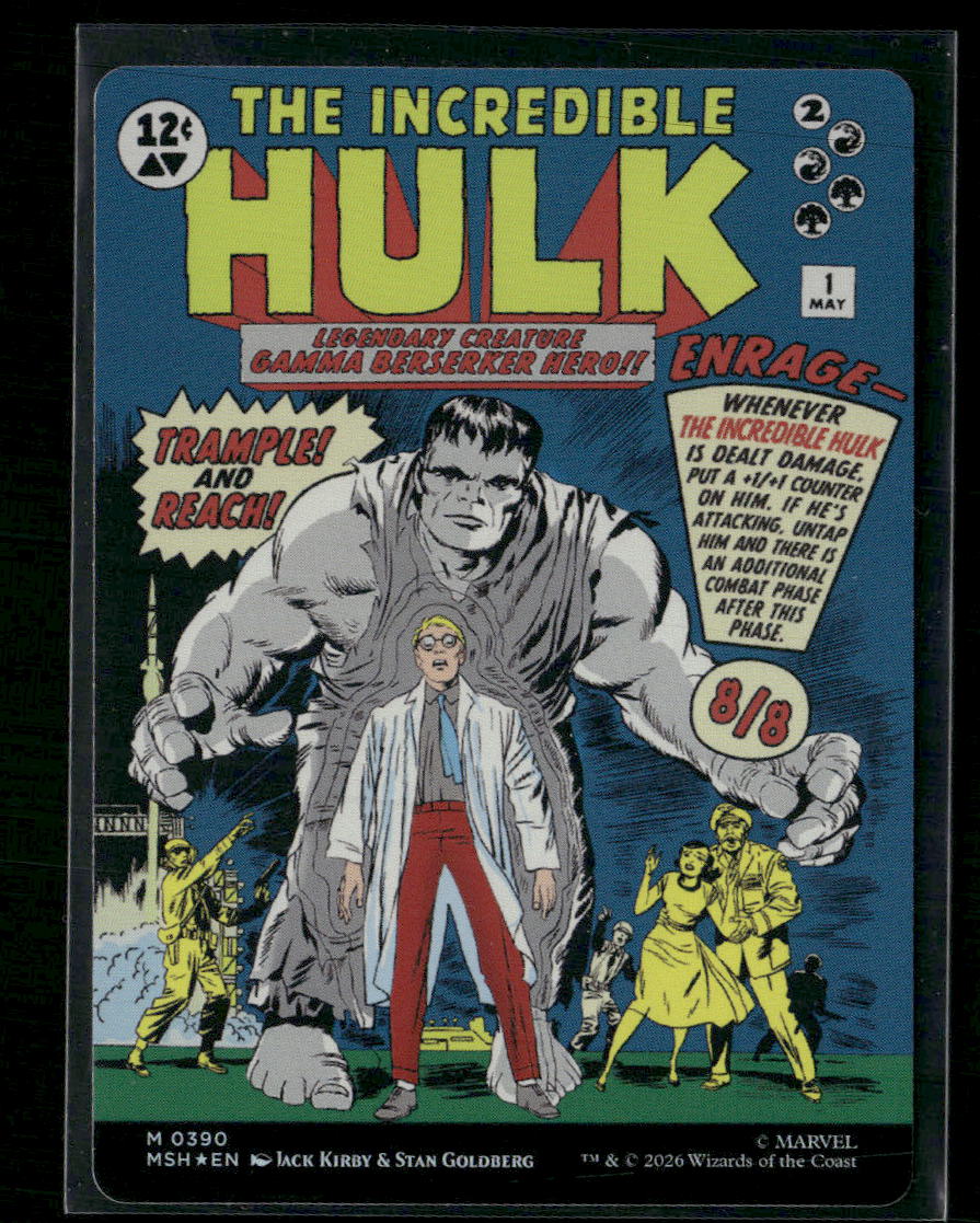 Marvel Super Heroes Bruce Banner (Borderless) (0390) Foil #390