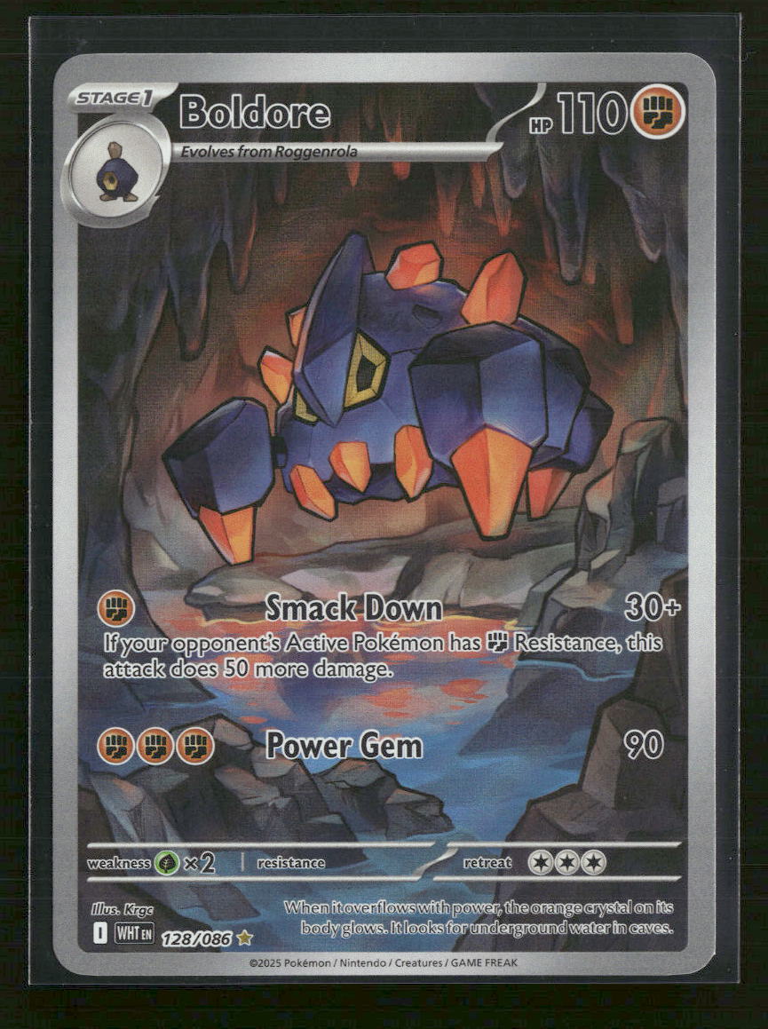 SV: White Flare Boldore #128/086 – Orb Sports Cards & Collectibles