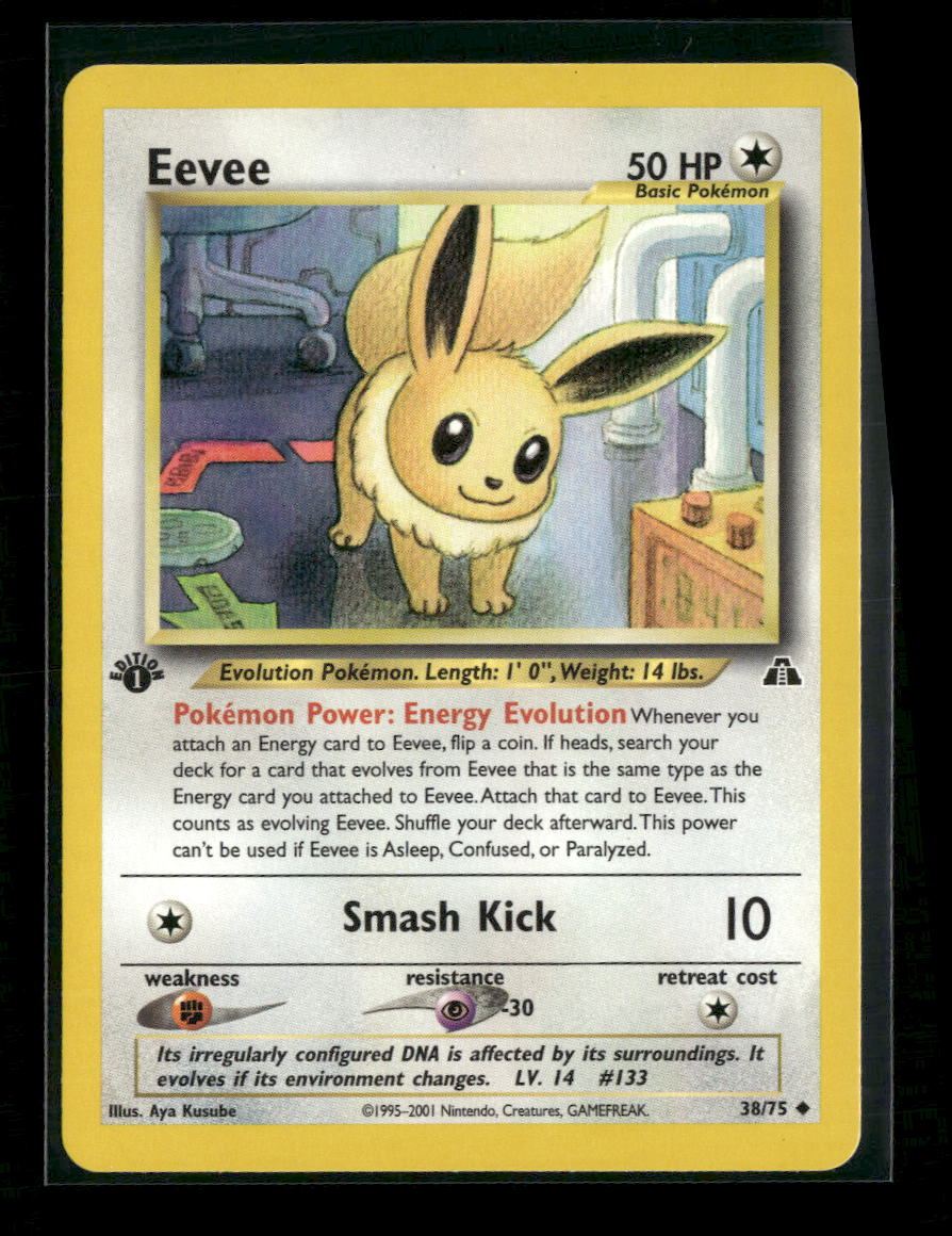 1st edition eevee pokemon card Sell (1st Edition) - Neo Discovery Pokemon Cards Japanese in the world Eevee - Jungle - Pokemon