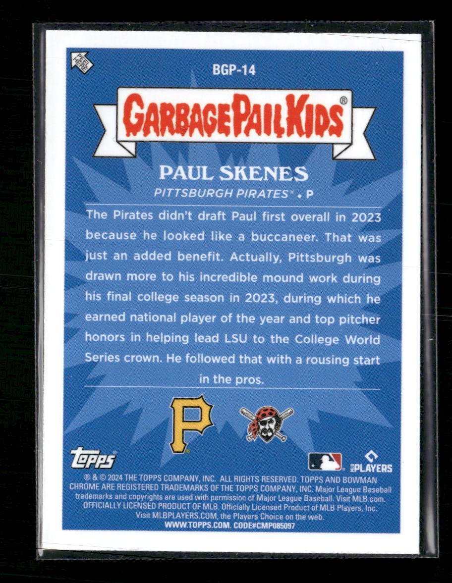 2024 Bowman Chrome Bowman Garbage Pail Kids Parroted Paul #BGP-14