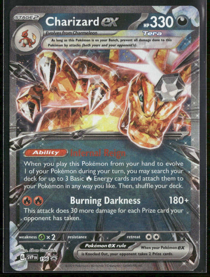 SV: Scarlet & Violet Promo Cards Charizard ex -196 #196 – Orb Sports Cards & Collectibles