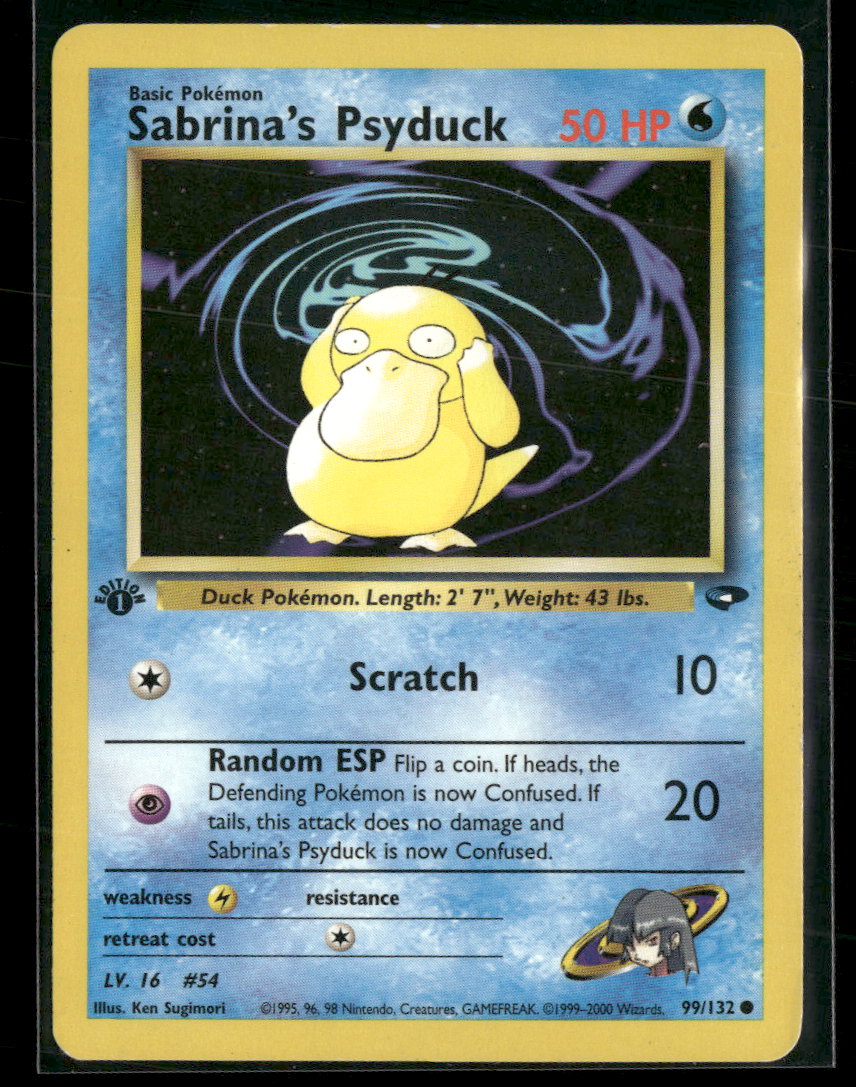 Gym Challenge Sabrina's Psyduck #099/132 – Orb Sports Cards & Collectibles