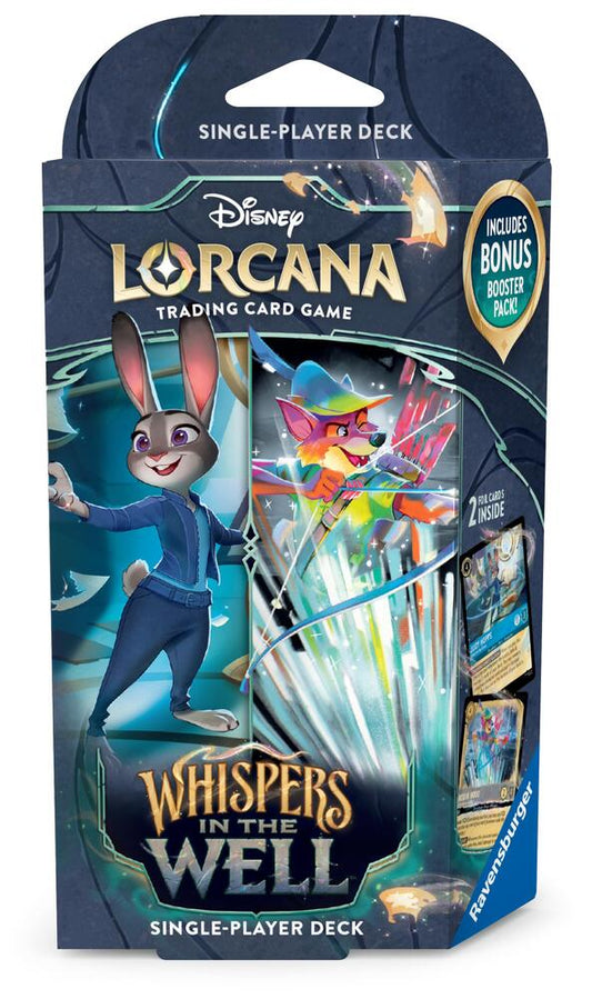 Preorder - Disney Lorcana: Whispers in the Well Starter Deck (Sapphire & Steel)