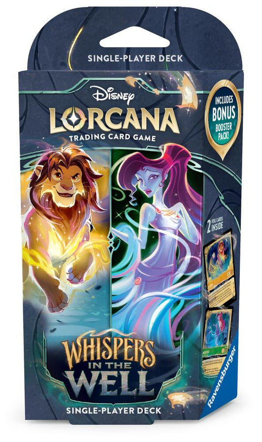 Preorder - Disney Lorcana: Whispers in the Well Starter Deck (Amber & Emerald)