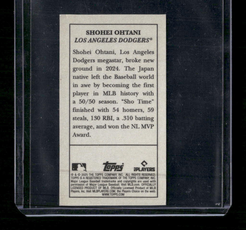 2025 Topps T205 Shohei Ohtani #NNO