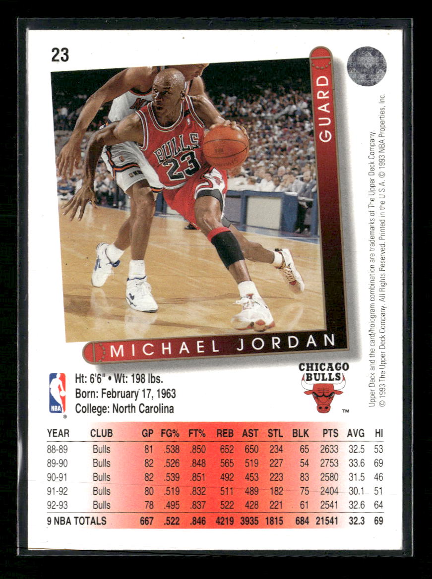 1993-94 Upper Deck Michael Jordan #23