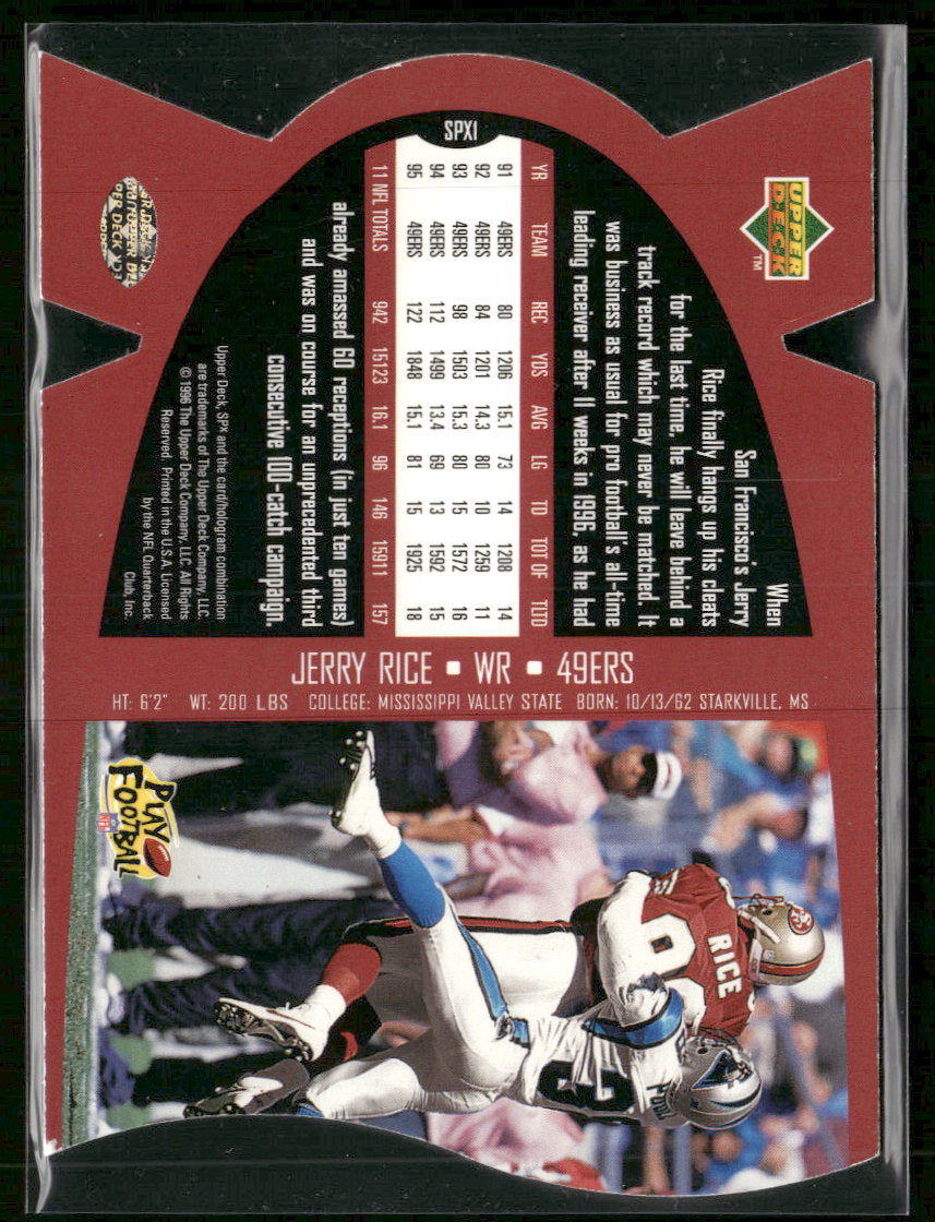 1997 SPx Jerry Rice #SPX1