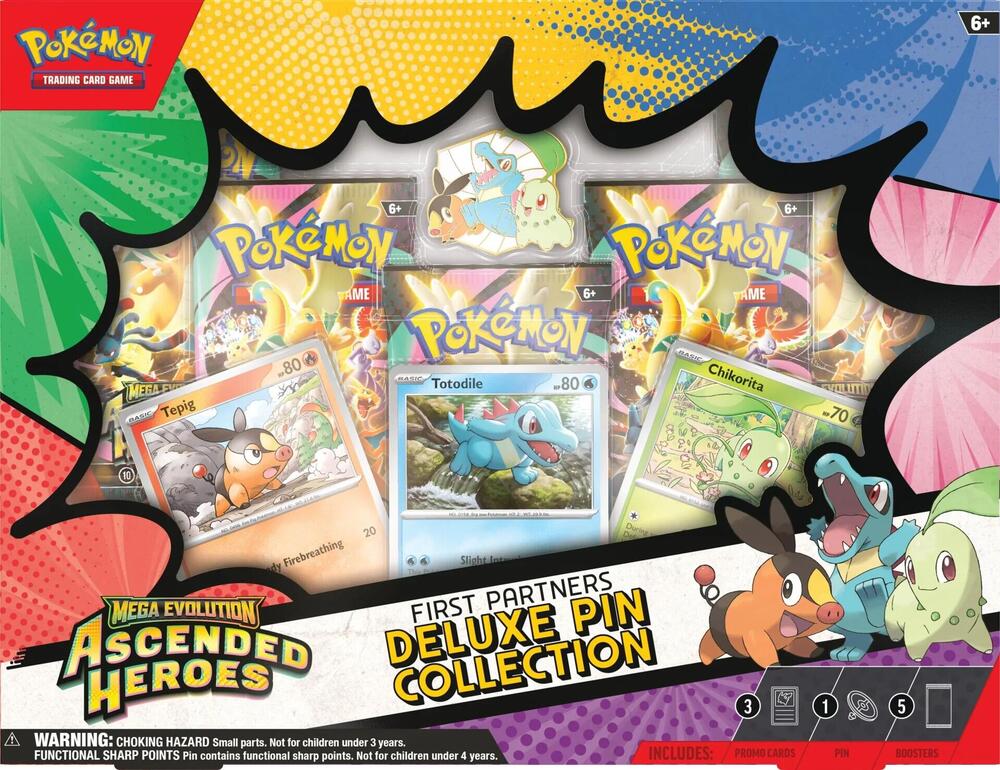 Pokemon TCG: ME 02.5 First Partners Deluxe Pin Collection
