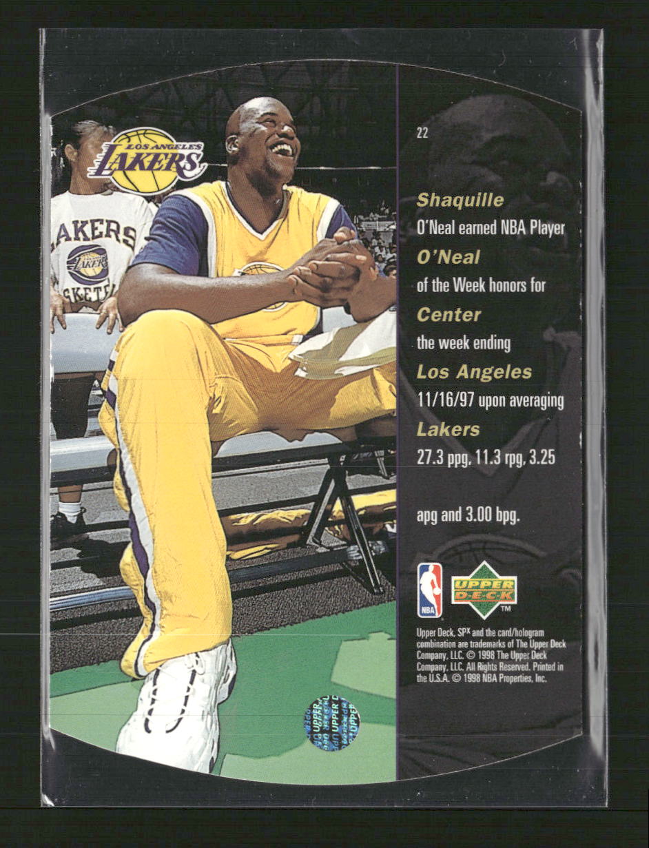 1997-98 SPx Shaquille O'Neal #22
