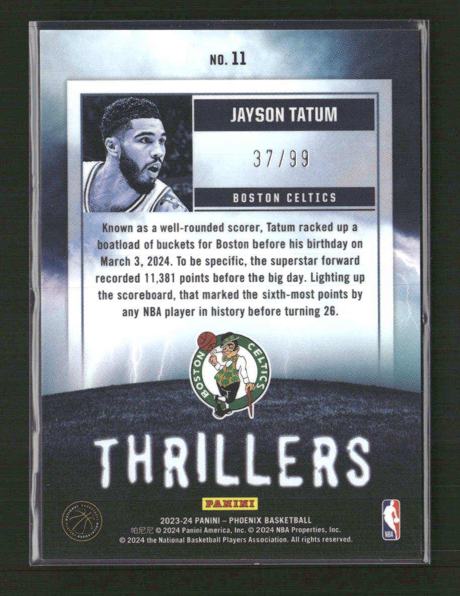 2023-24 Panini Phoenix Thrillers Pink Jayson Tatum #/99 #11