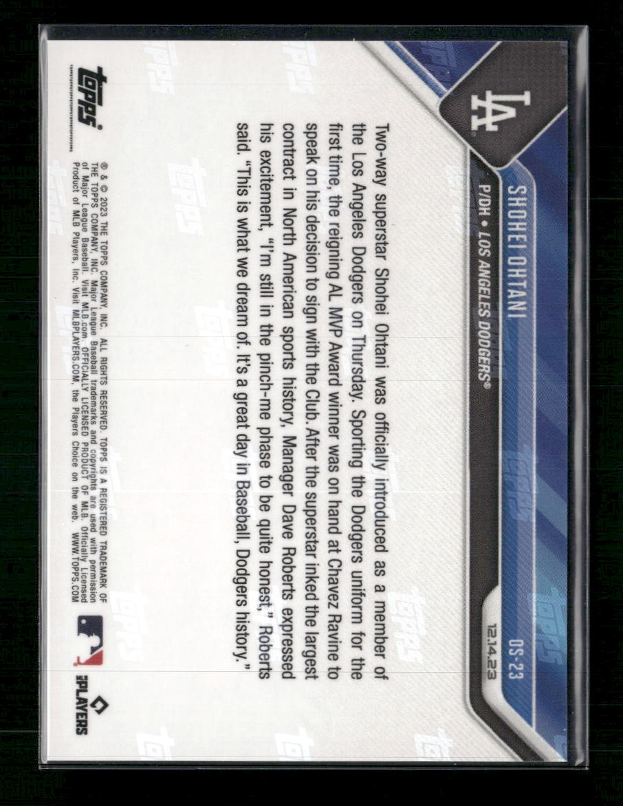 2023-24 Topps Now Off-Season Shohei Ohtani #OS-23