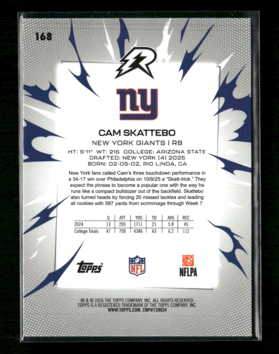 2025 Topps Resurgence Lazer Cam Skettebo #168