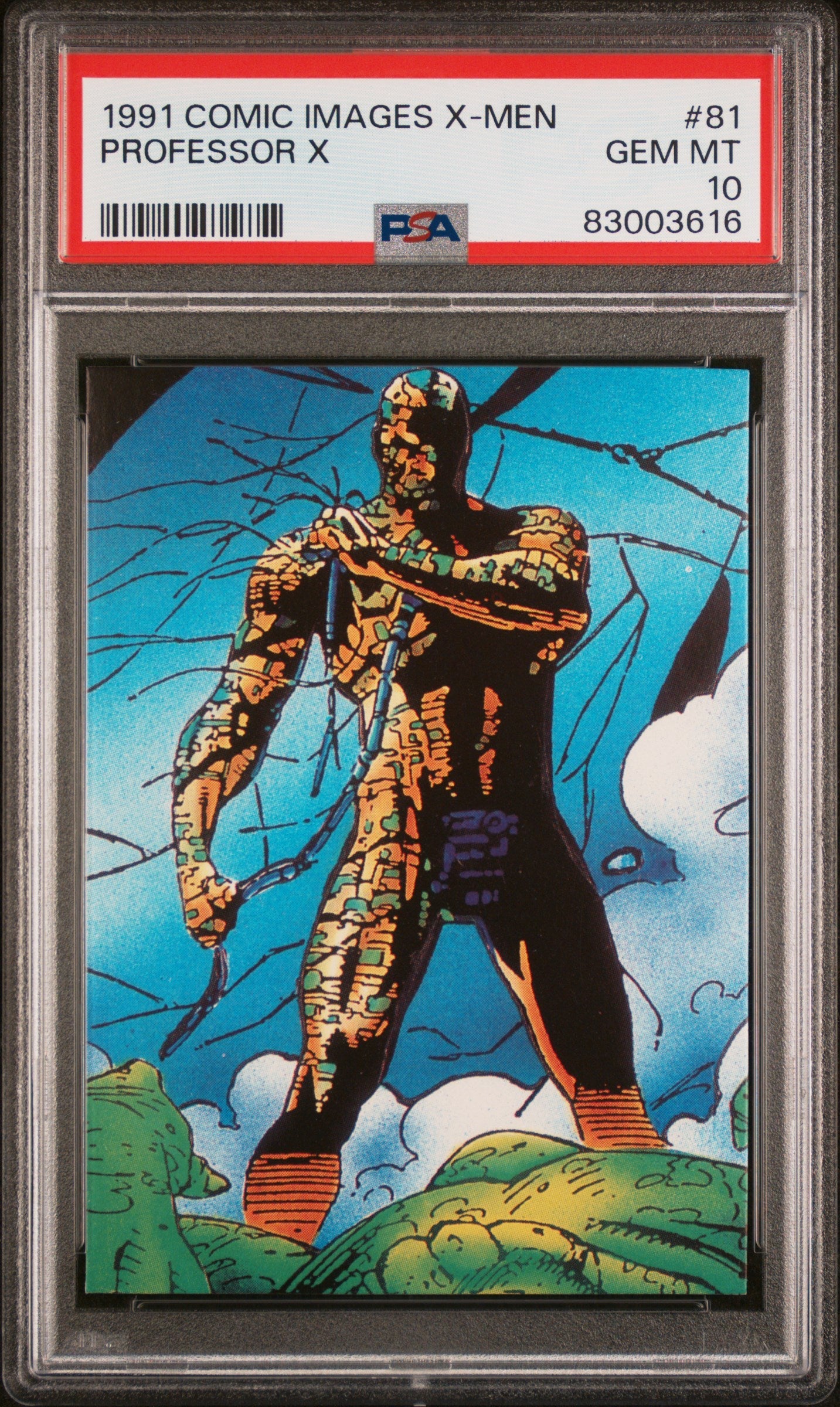 1991 COMIC IMAGES X-MEN PROFESSOR X #81 - PSA 10