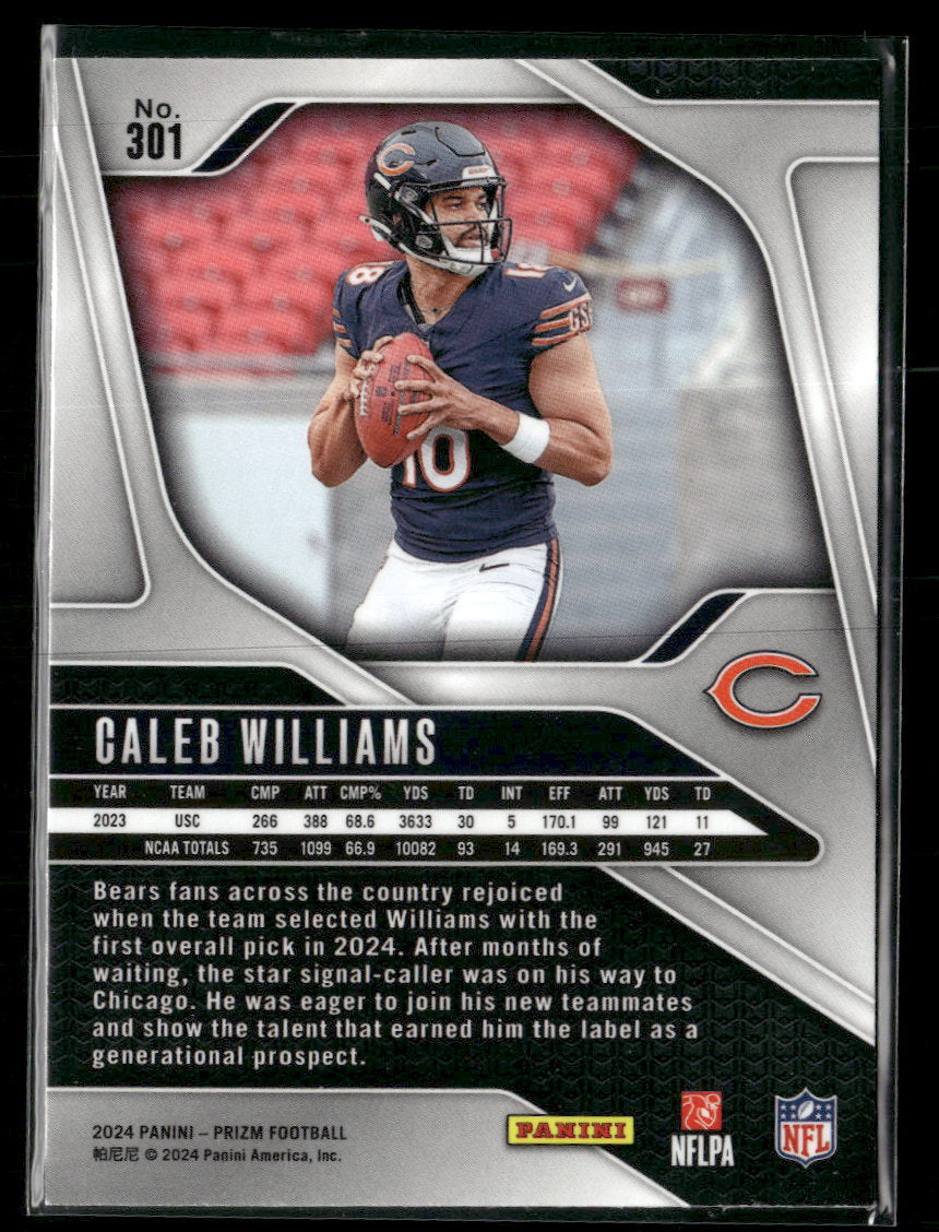 2024 Panini Prizm Caleb Williams RC #301
