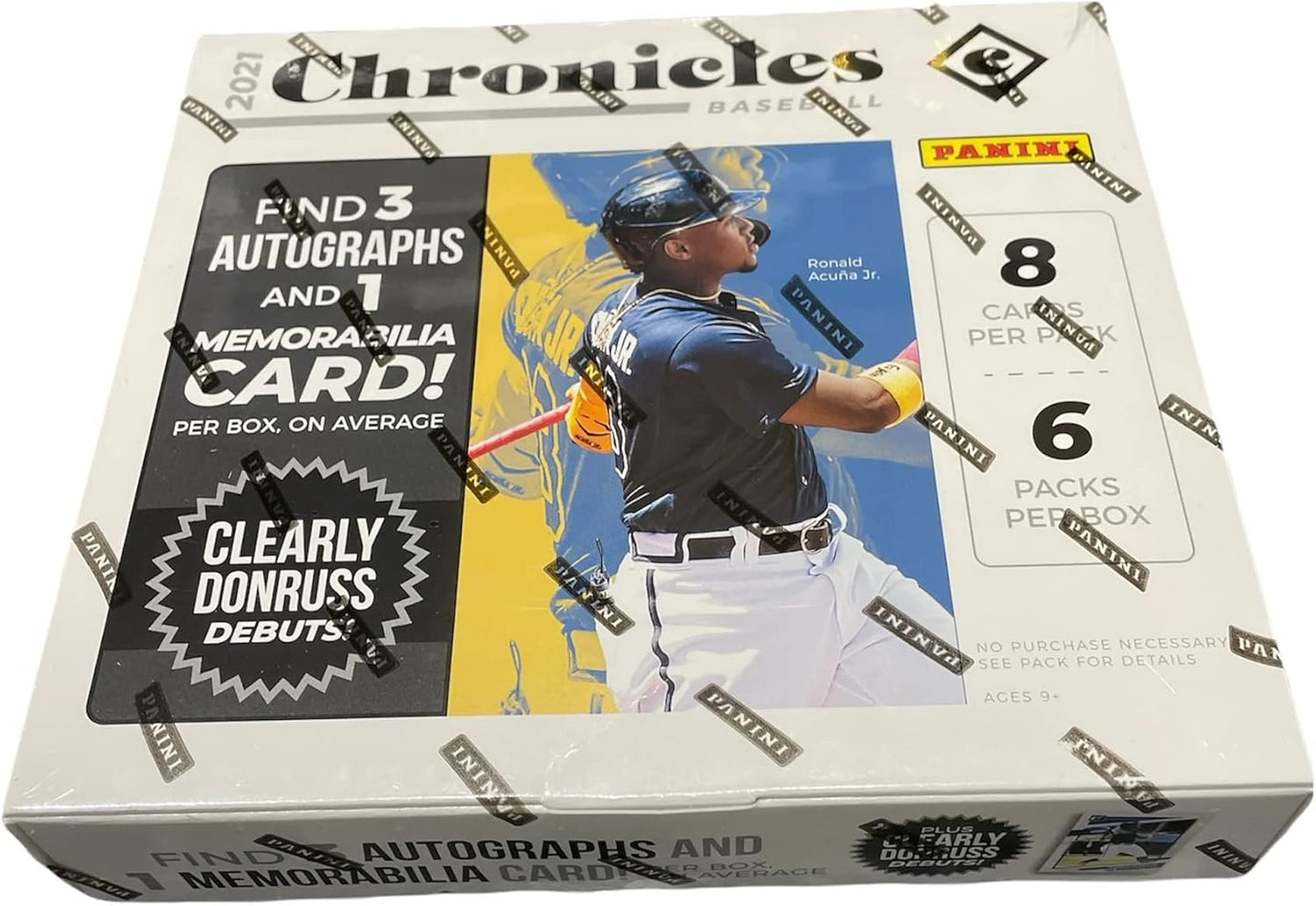 Caja de pasatiempos de béisbol Panini Chronicles 2021