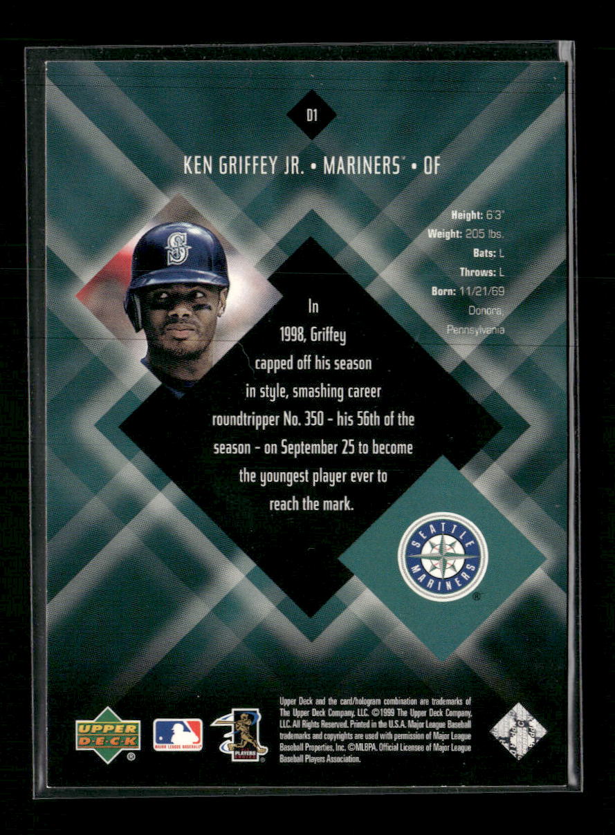 2000 Upper Deck Black Diamond Diamonation Ken Griffey Jr. #D1