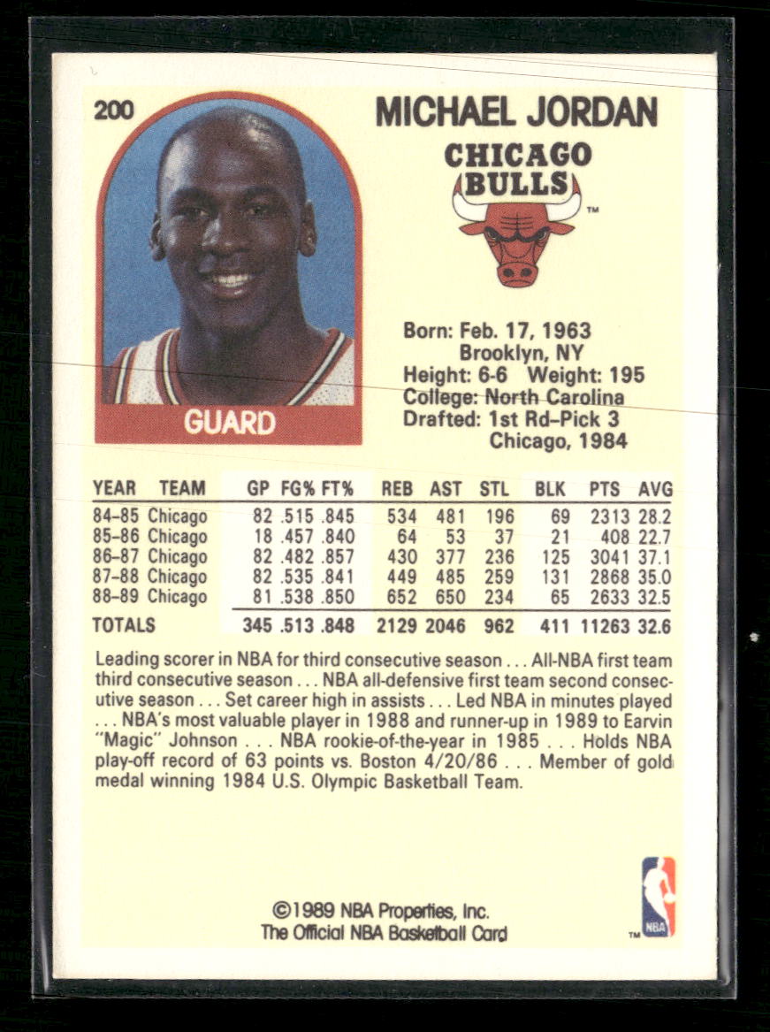1989-90 Hoops Michael Jordan #200
