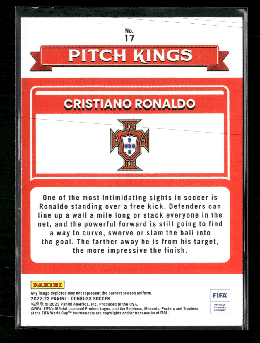 2022-23 Donruss Pitch Kings Cristiano Ronaldo #17