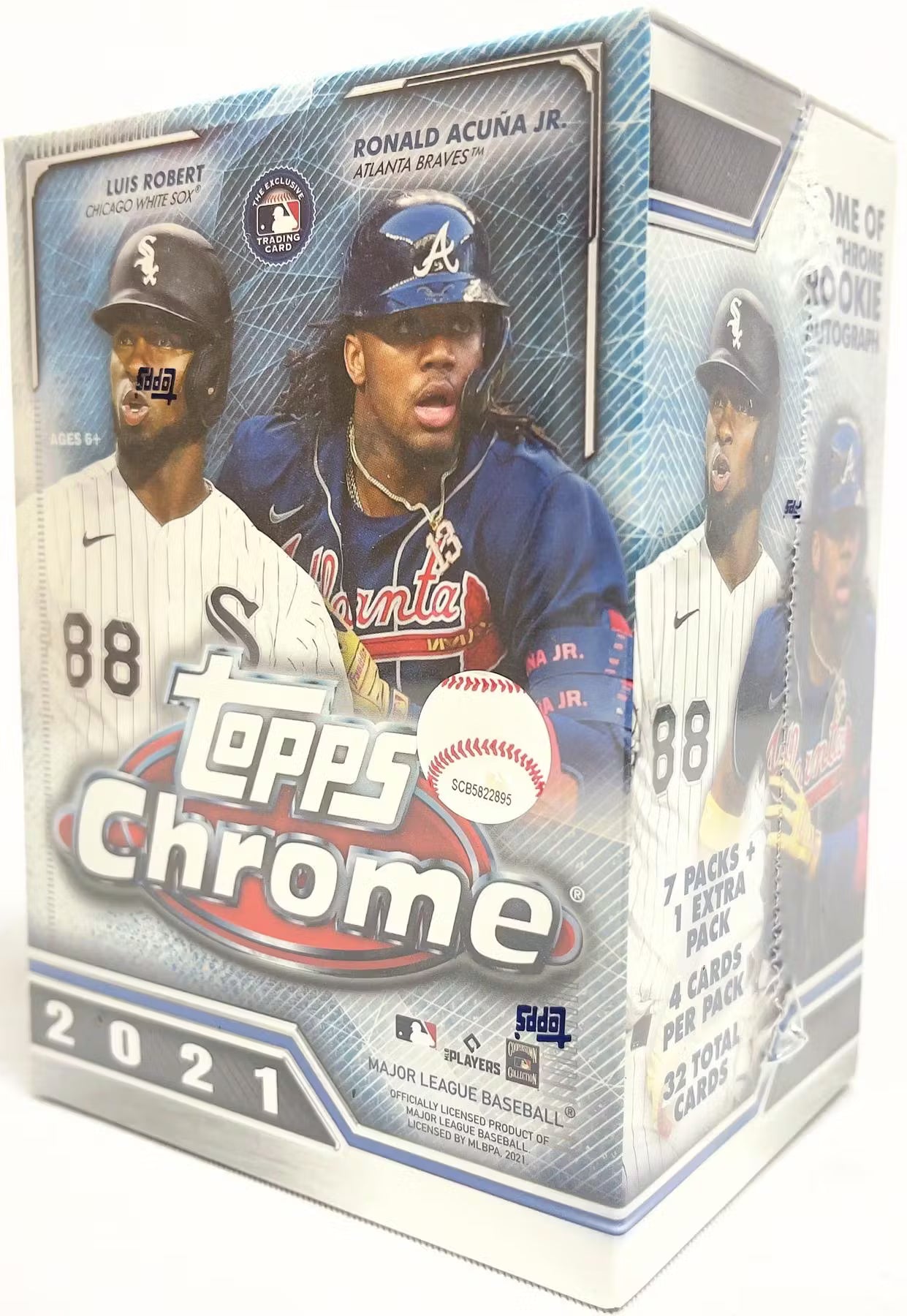 2021 Topps Chrome Baseball 8-Pack Blaster Box