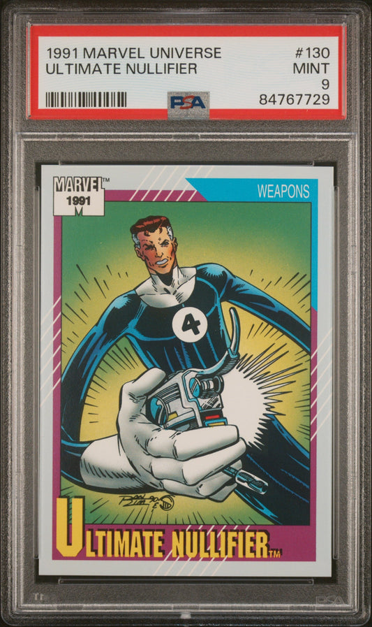 1991 MARVEL UNIVERSE ULTIMATE NULLIFIER  #130 - PSA 9