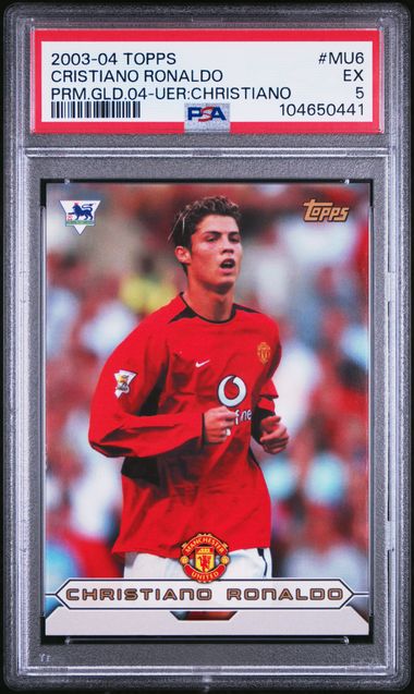 Graded 2003 Topps Christiano Cristiano Ronaldo #MU6 Error Soccer Card Orb Sports Cards & Collectibles Graded 2003 Topps Christiano Cristiano Ronaldo #MU6 Error Soccer Card Orb Sports Cards & Collectibles