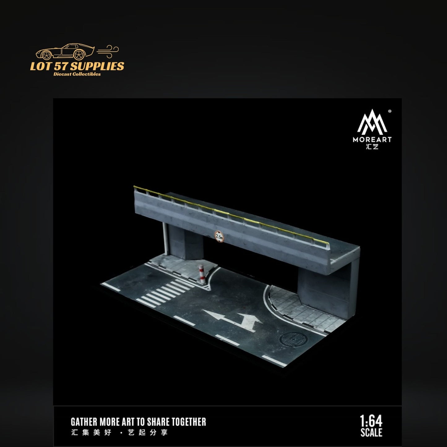 (Pre-Order) MoreArt Overpass Scene Diorama 1:64