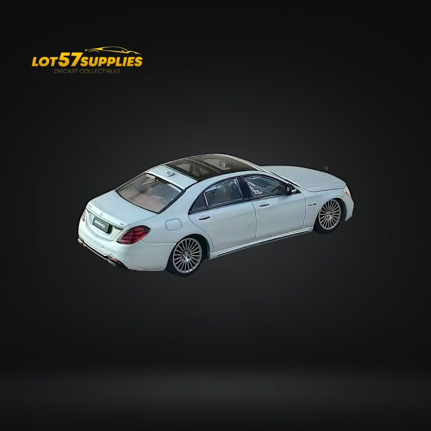 (Pre-Order) Rhino Model AMG S63 S Class W222 Matte Silver 1:64