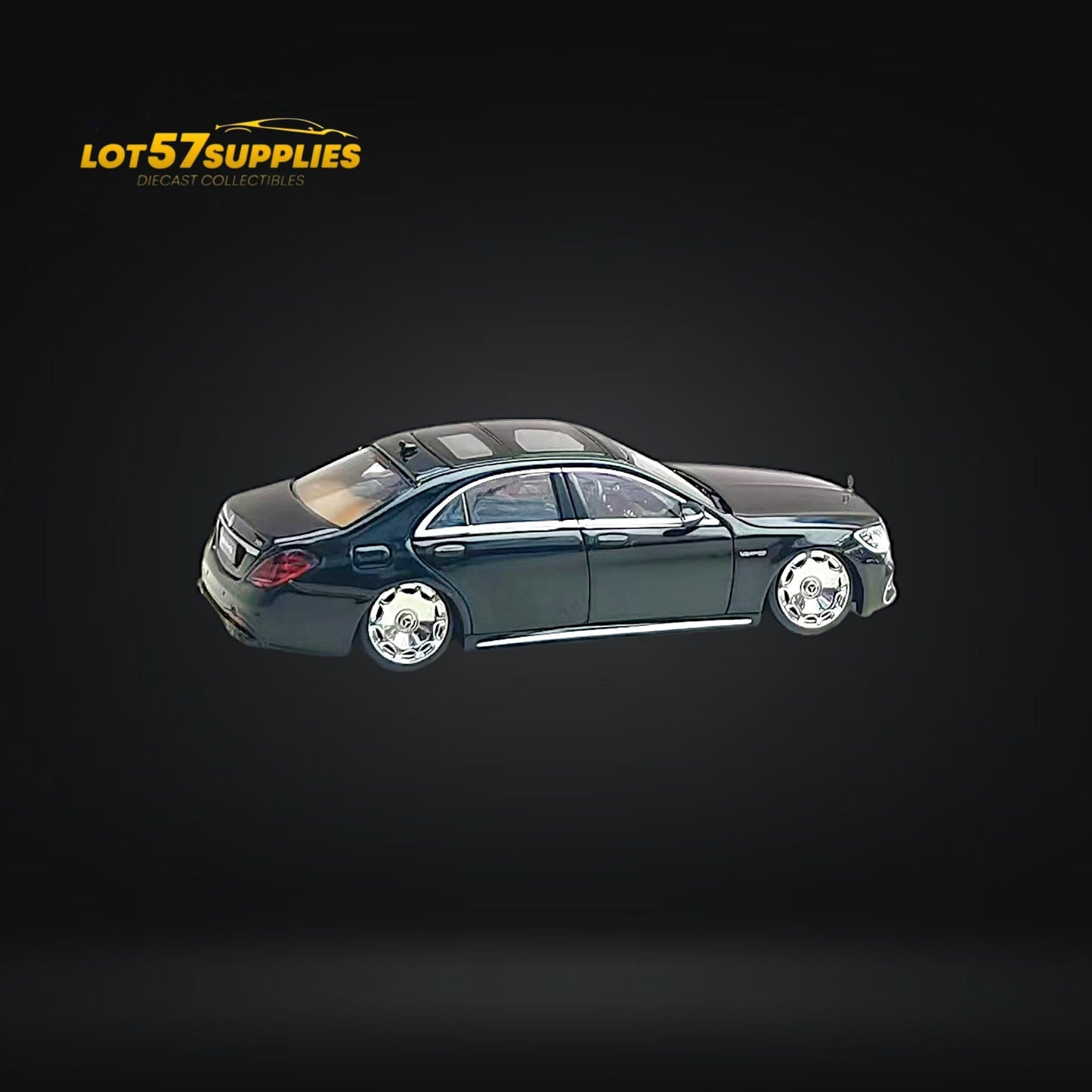 (Pre-Order) Rhino Model AMG S63 S Class W222 Black Bagged 1:64