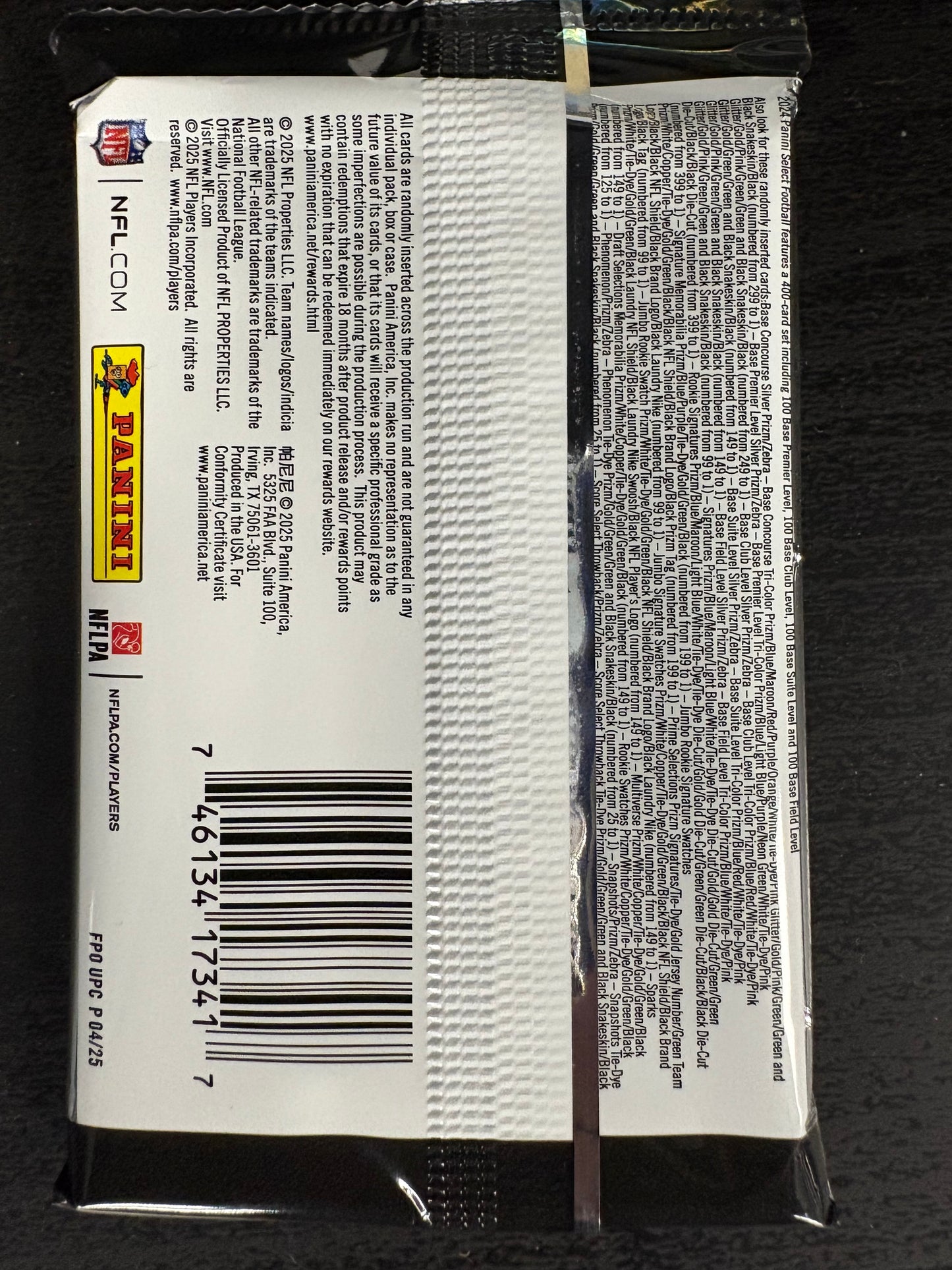 2024 Panini Select Football Hobby SINGLE PACK