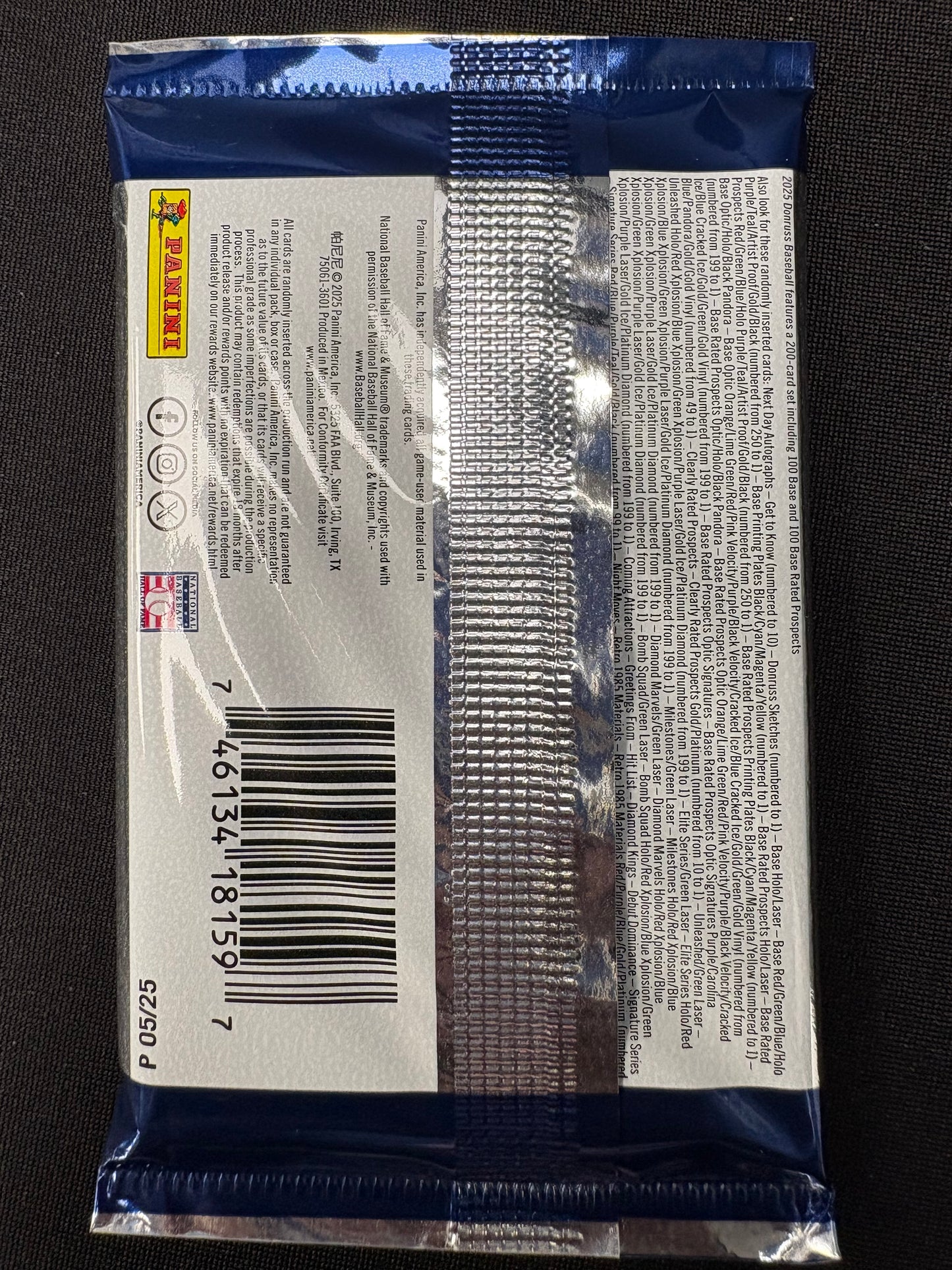 2025 Panini Donruss Baseball Hobby Single Pack