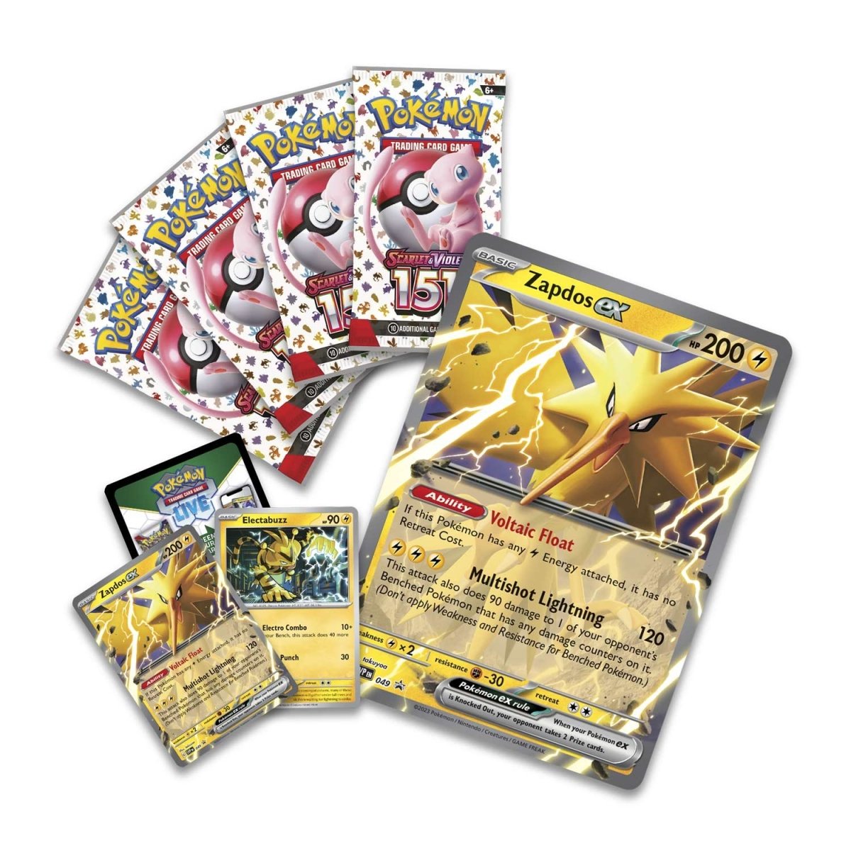 Pokemon Scarlet & Violet-151 Collection - Zapdos ex