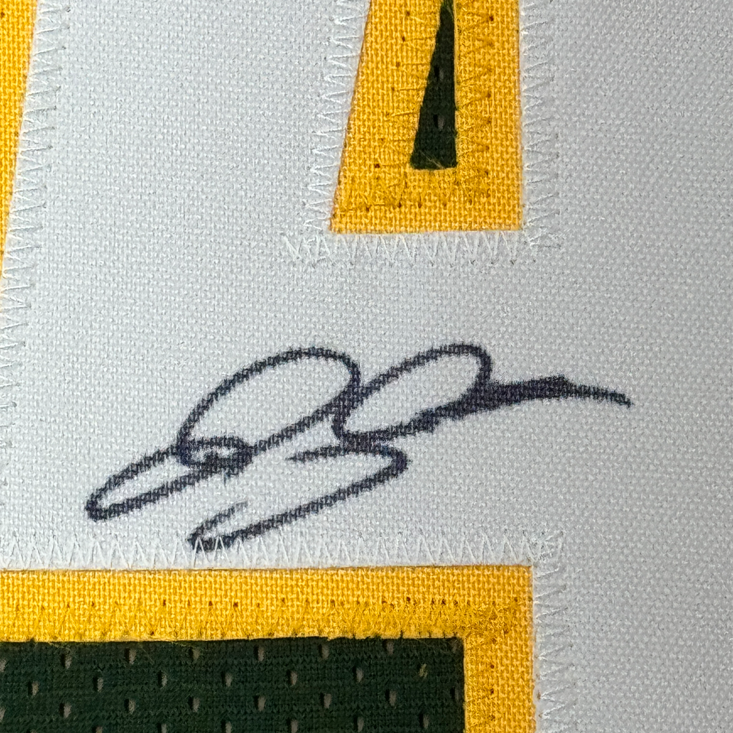 Framed Autographed/Signed Ray Allen 35x39 Seattle Green Basketball Jersey Beckett BAS COA