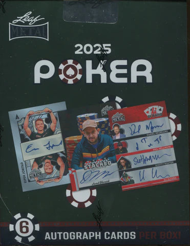 2025 Leaf Metal Poker Hobby Box