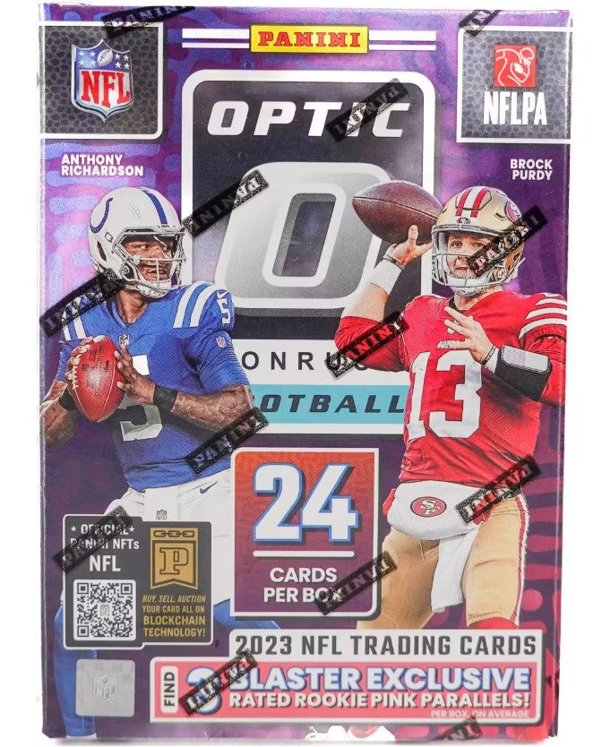 2023 Panini Donruss Optic Football 6-Pack Blaster Box (Pink Parallels)