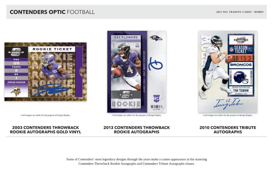 Caja de pasatiempos de fútbol Optic de Panini Contenders 2023