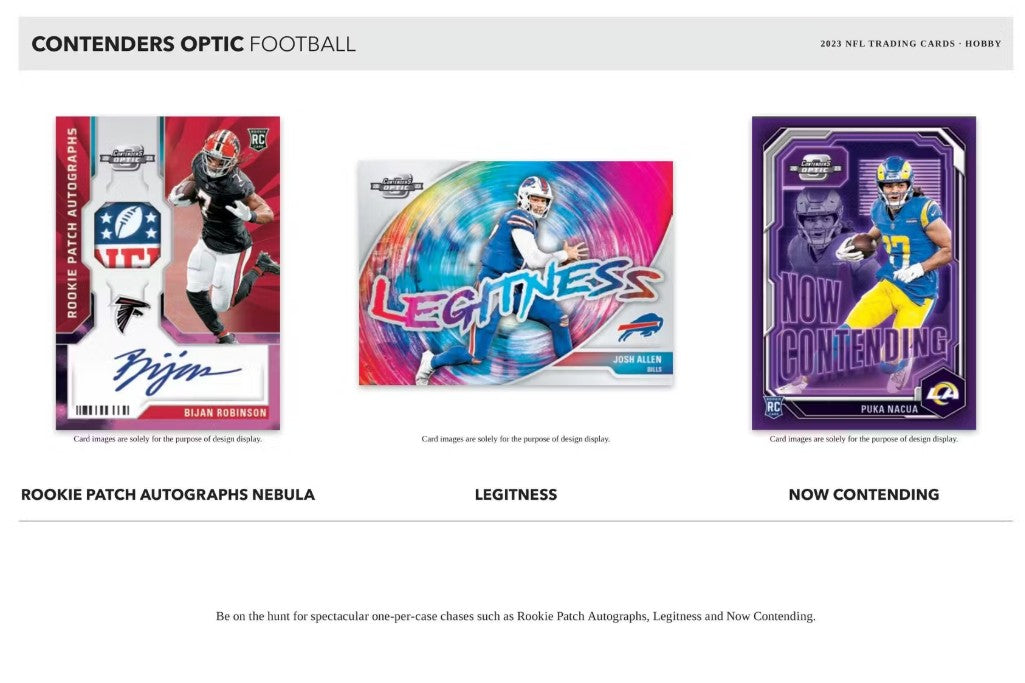 Caja de pasatiempos de fútbol Optic de Panini Contenders 2023